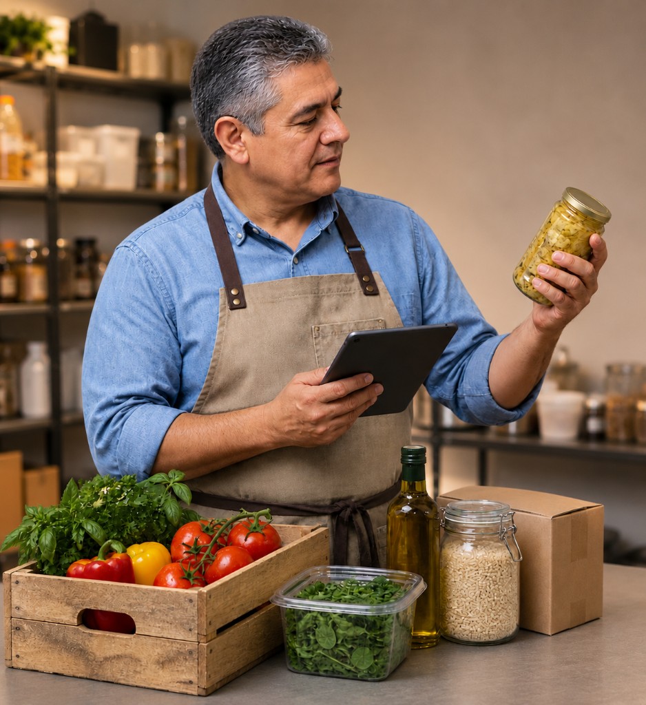 Operación de restaurante e inventario